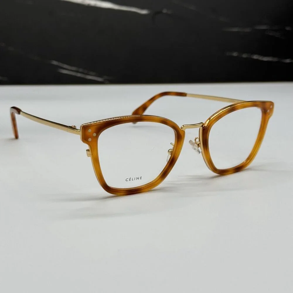 NEW CL50002U 055 CELINE EYEGLASSES WOMEN LIGHT HAVANA EYEWEAR CELINE CL 50002U